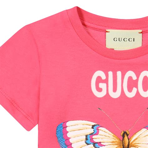 pink gucci shirt toddler|Gucci kids outlet sale.